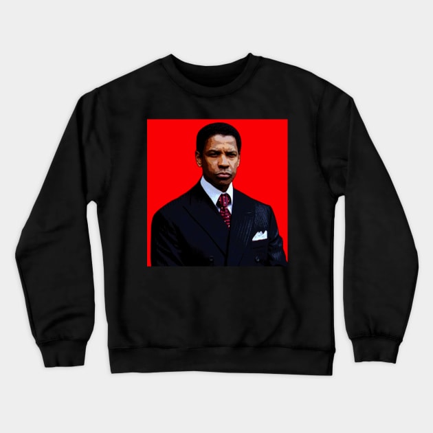 denzel washington Crewneck Sweatshirt by oryan80